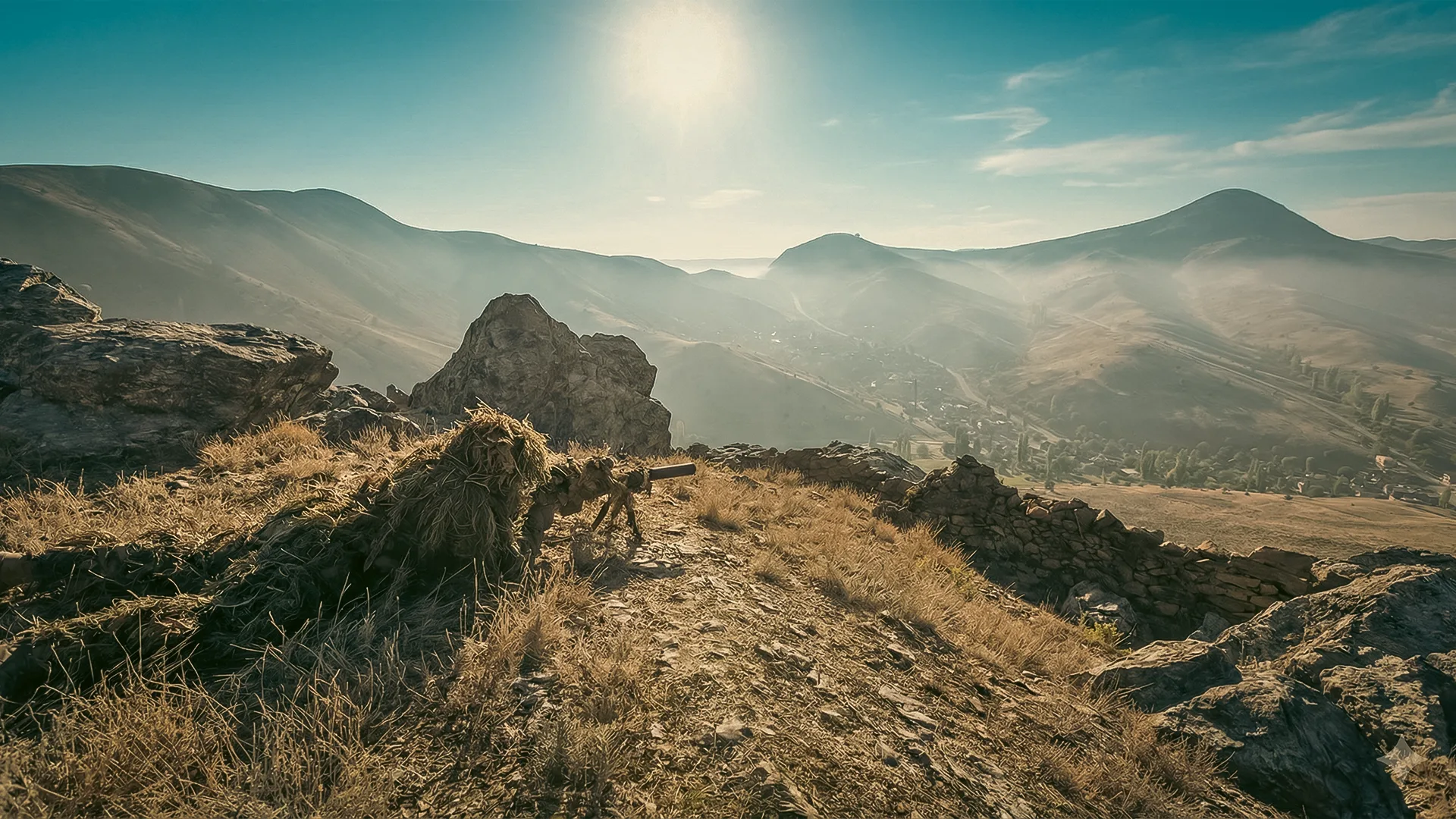 A survivor crossing the mountains of Takistan